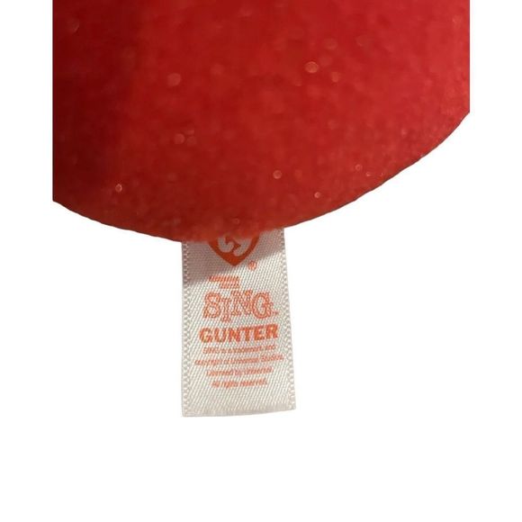 Ty Beanie Babies Gunter Pig Sing Movie 7" Tall Universal Studios New With Tags - Picture 8 of 8